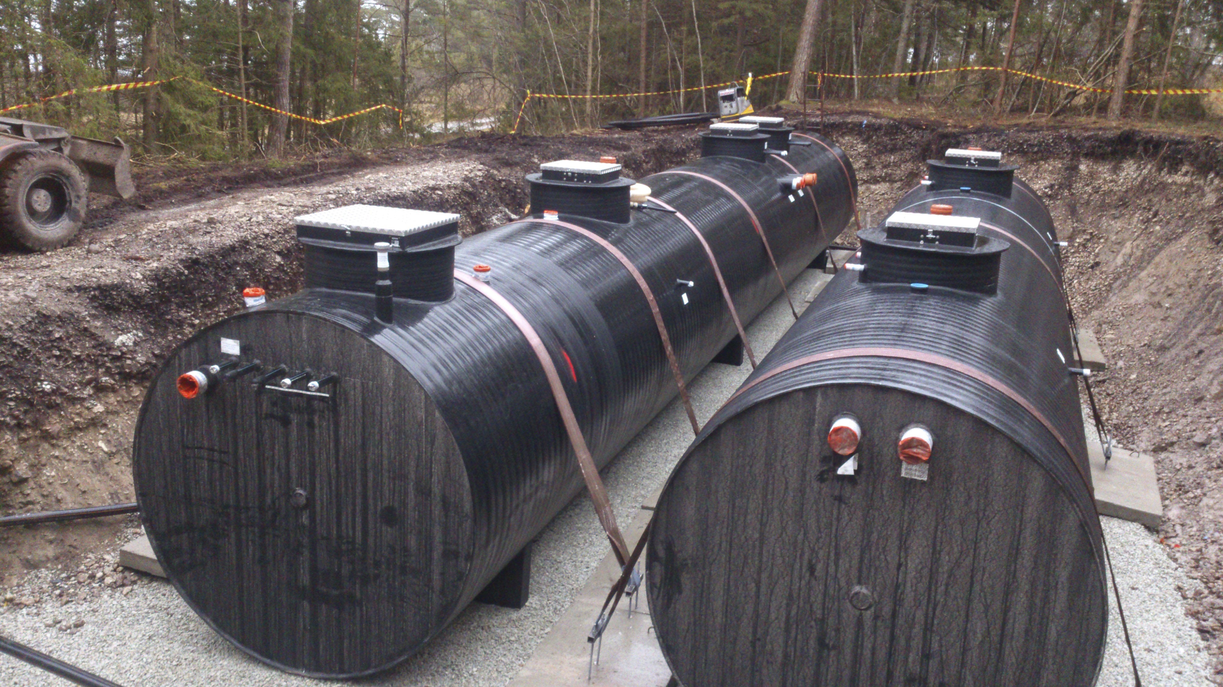  A packaged wastewater treatment plant for up to 1000 people 